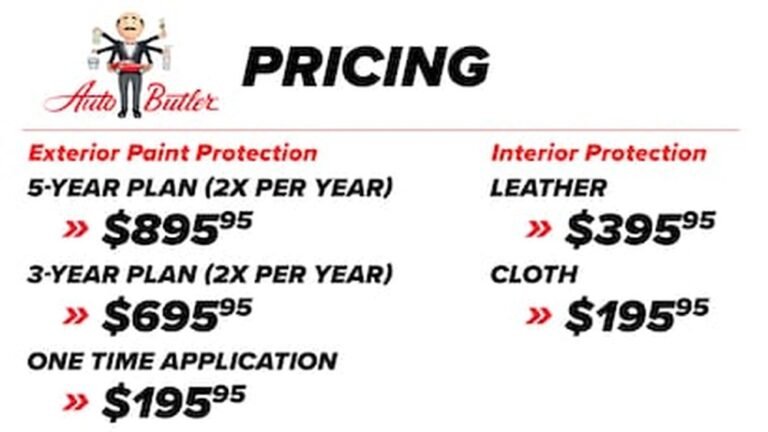 How Much Does Auto Butler Cost