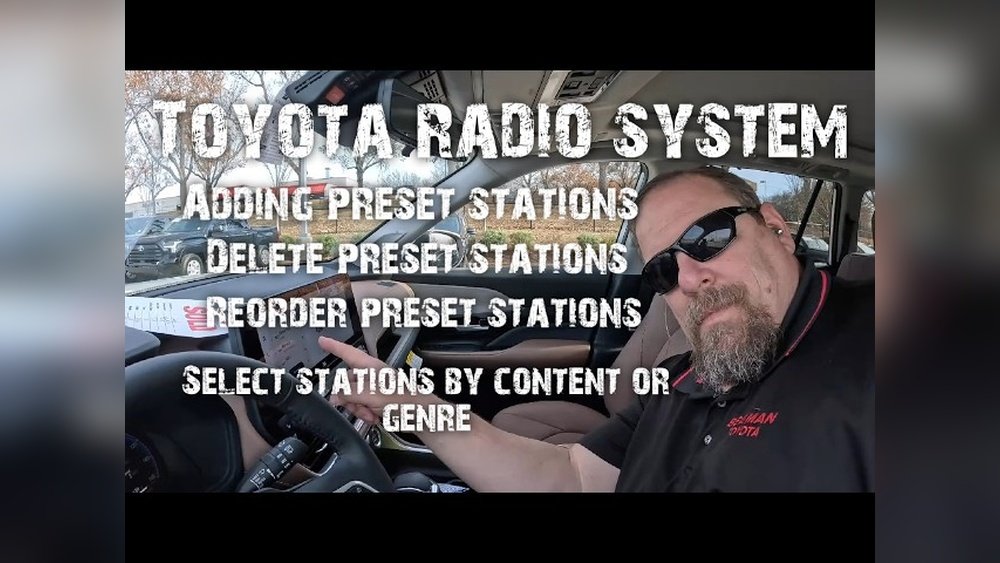 How to Delete Preset Radio Stations Toyota