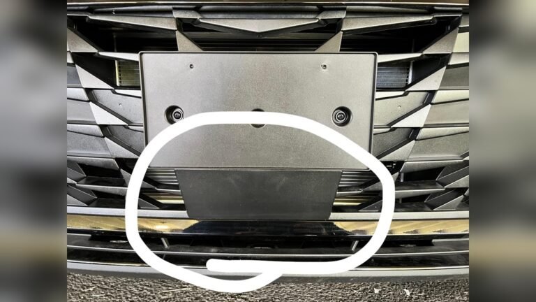 How to Install Front License Plate on Hyundai Elantra