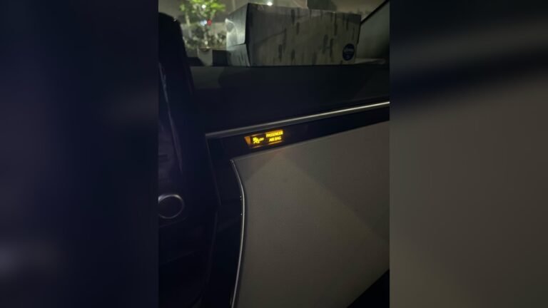 How to Turn on Passenger Airbag Toyota Corolla